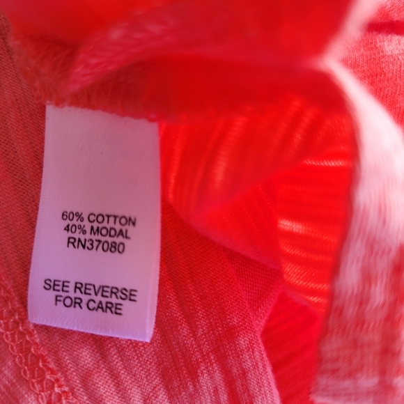 Cato Dreamcicle Orange Shirt. Size L - Picture 6 of 6